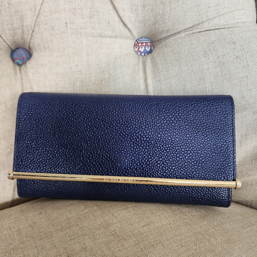 Henri Bendel Wallet - Navy Blue